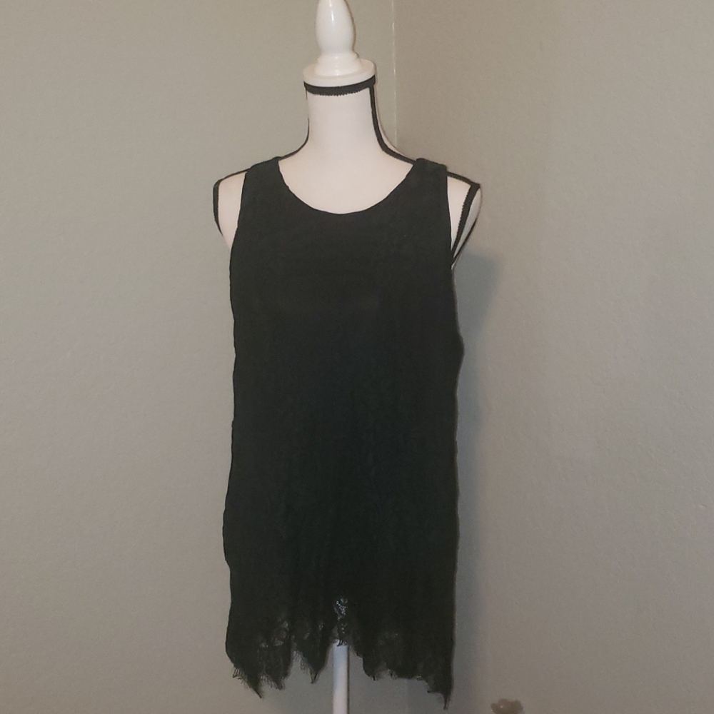 Apt 9 Dark Green Top